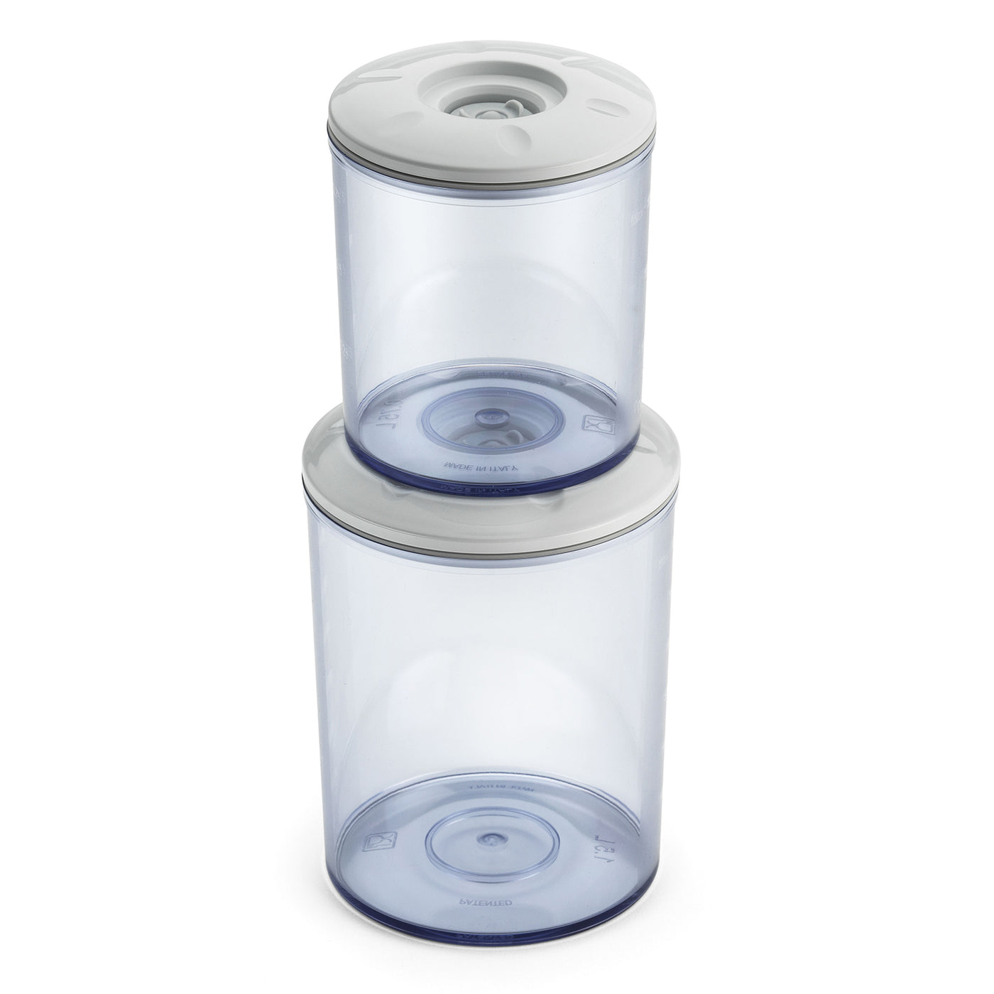 Set contenitori Family tondi (3+1,5+0,75 Litri) + Tappo Bottiglia