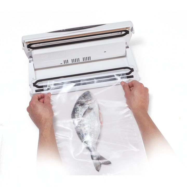 Magic Vac Genius Silver machine sous vide rouge argent